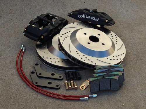 Revolution Brake Subaru WRX Big Brake Kit FRONT - drilled and slotted silver