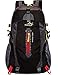 Aidonger Vintage 40 L Hiking Travel Backpack for Boys Girls (Black)