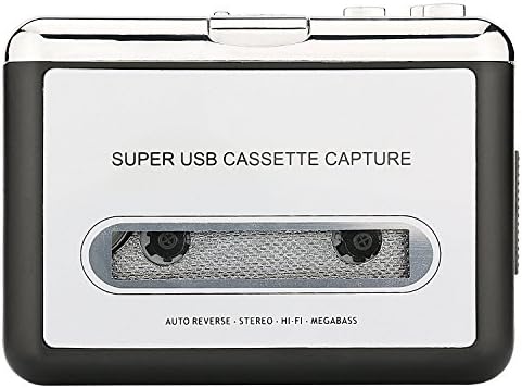 Hungcaldia USB Cassette Tape Recorder To MP3 Audio Player Converter via USB Cable For PC and Laptop
