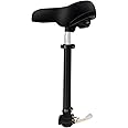 Hiboy S2 Adjustable Seat and Handlebar for Kick Scooter, Aluminum Rod, Leather Cushion, Fits E-Scooter