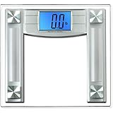 BalanceFrom High Accuracy Digital Bathroom Scale with 4.3" Large Backlight Display and Step-on Technology, Silver