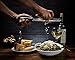 Stainless Steel Zester Cheese Grater with Safety Cover, Cleaning Brush by Mullier