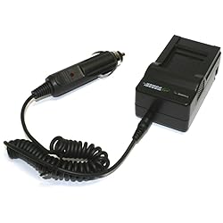 Wasabi Power Battery (2-Pack) and Charger for Canon