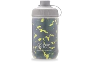 Polar Bottle Breakaway Muck Insulated Mountain Bike Water Bottle - BPA Free, Cycling & Sports Squeeze Bottle with Dust Cover