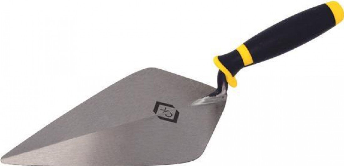 C.K 5295 Brick Trowel Broad Heel Carbon Steel Soft Grip 250mm
