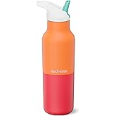 Klean Kanteen Rise Classic Insulated Bottle – Leakproof Sport Cap, 16 oz – Marigold Kaleidoscope