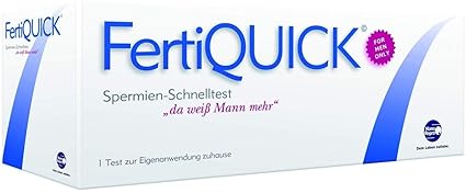 Fertilitätstest FertiQUICK - Testen Sie Ihre Zeugungsfähigkeit zuhause mit FertiQUICK