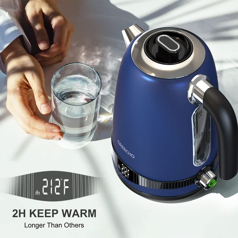 GREECHO Electric Kettle Temperature Control, 1.7L Electric Tea Kettle