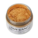 Fabal DIY Hair Clay Wax Mud Dye Cream Grandma Hair Ash Dye Temporary 7 Colors (B)