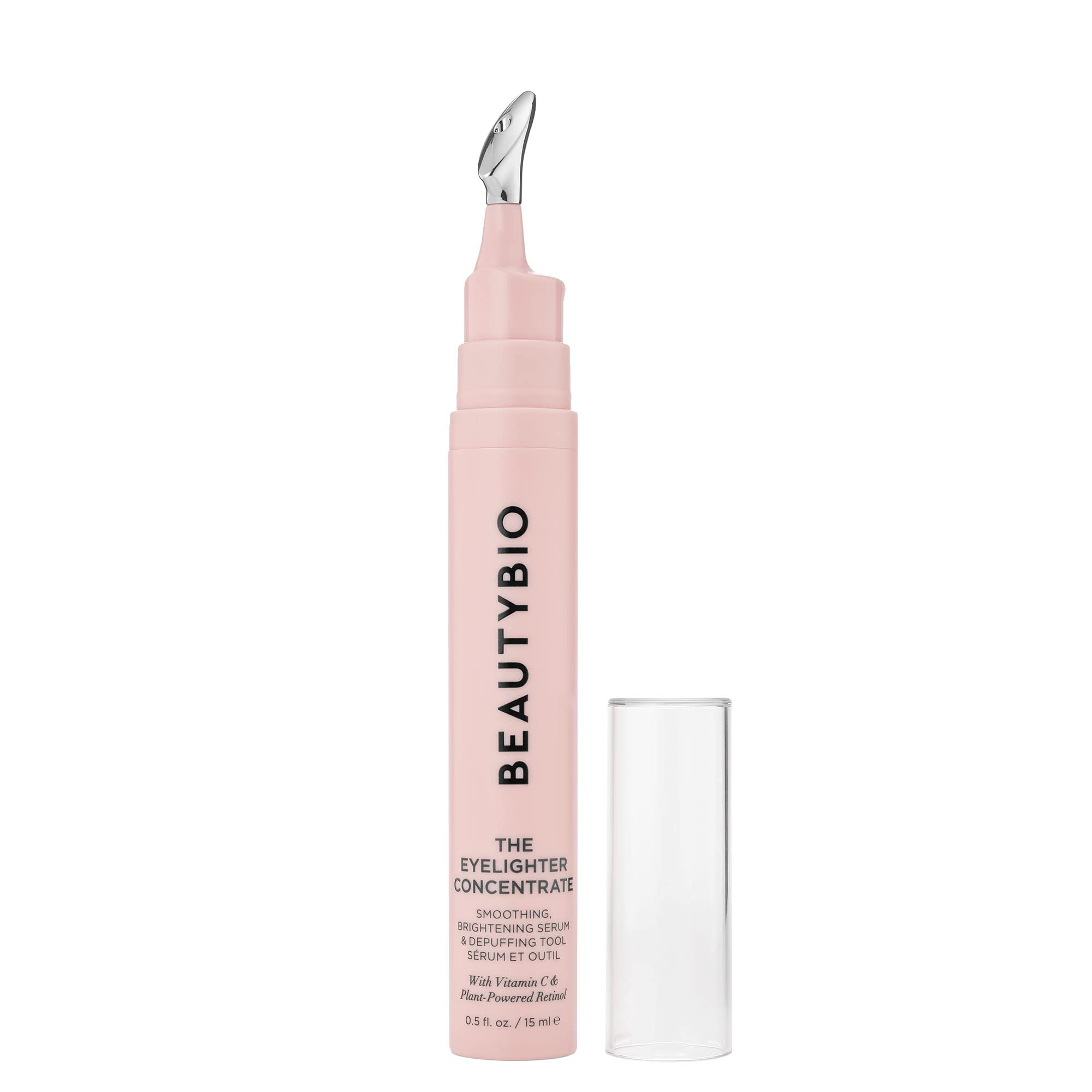 BeautyBio The Eyelighter Concentrate. Smoothing, Brightening & Priming Serum + Depuffing Tool
