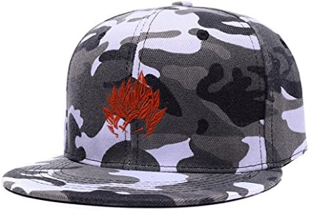 X22X Goku Dragon Hair Ball z Red Embroidery Adjustable Snapback Baseball Cap Hip Hop Hat Camouflage 2