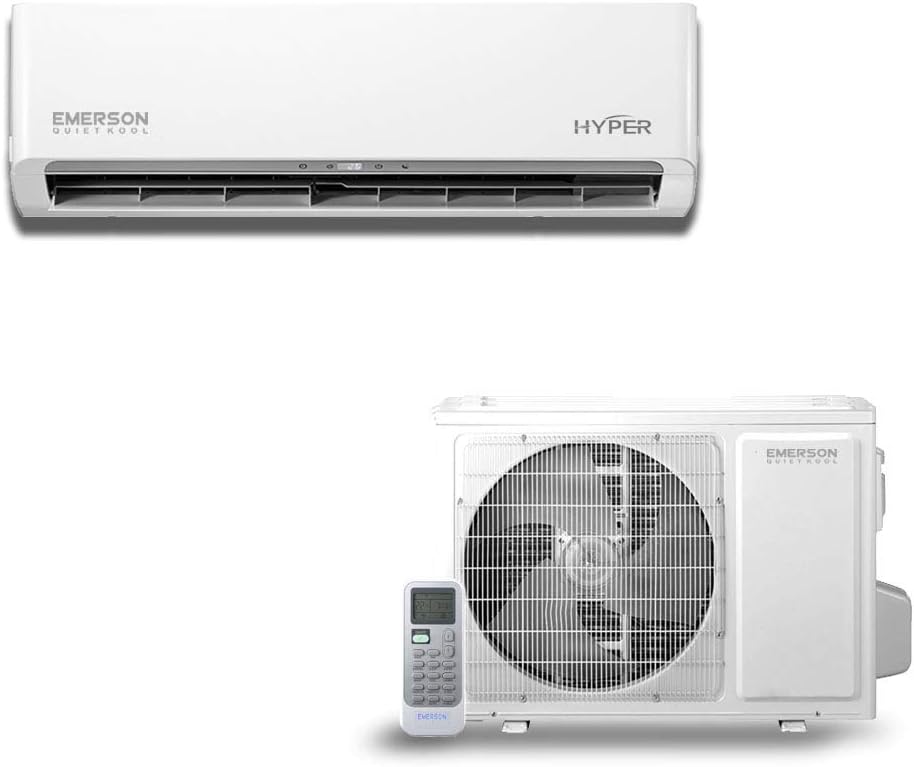 Emerson Quiet Kool HP25EACH09R2O Air Conditioner Inverter + Wall Mount Ductless Mini Split Heap
