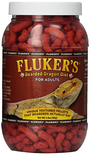 Fluker Labs SFK76021 Adult Bearded Dragon Diet Food, 3.4-Ounce