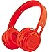 Contixo KB-2600 Over Ear Headphones - Wireless Bluetooth Headphones Kids Safe - 85dB with Volume Limited with Long Lasting Battery - Built-in Mic - Micro SD Card Slot - FM Stereo Radio (RED)
