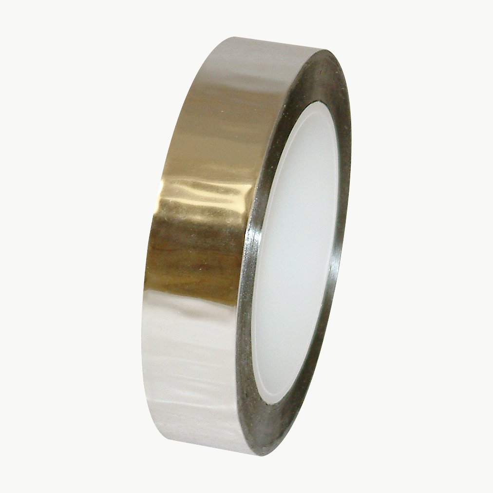 J.V. Converting JVCC Metalized Polyester Film Tape Mirror-Like, (MPF-01), 1 in. x 72 yds. (Silver)