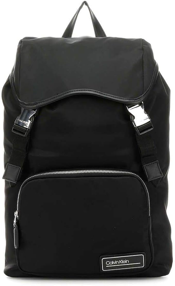 calvin klein faux leather backpack