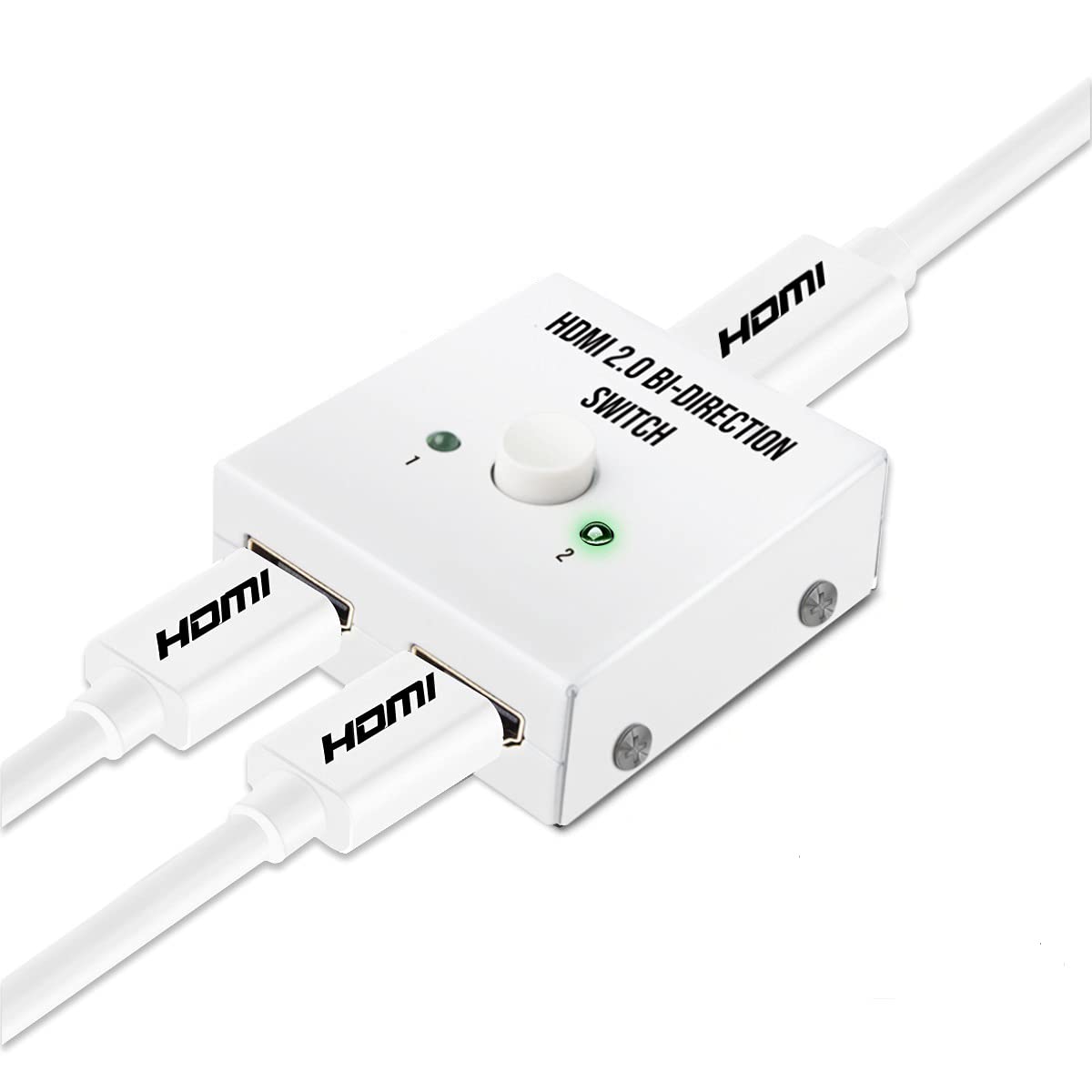 【4K安定版】HDMI 切替器 4K 60HZ hdmi Ver2.0 セレクター 1入力2出力/2入力1出力 双方向 HDCP 2.2 手動 切り替え PS4 Pro DVDプレーヤー HDTV対応商品画像