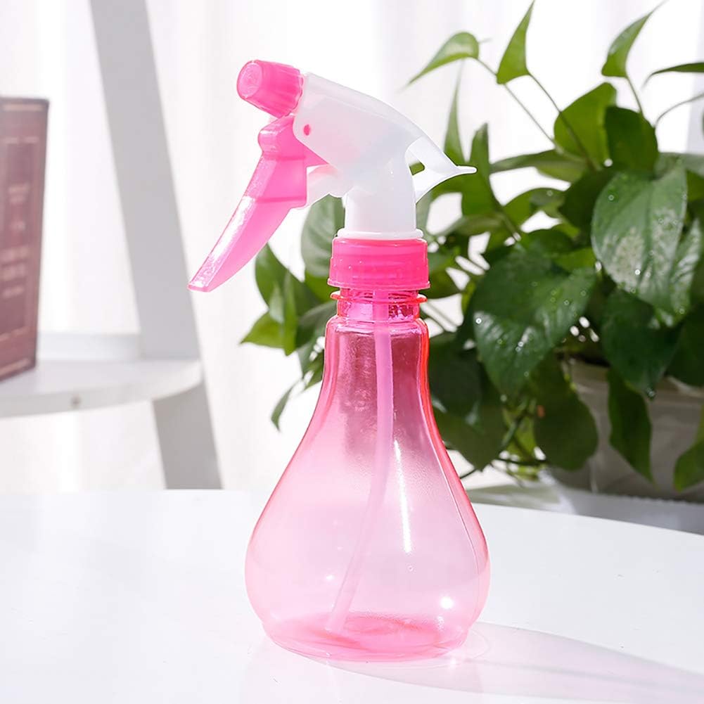 SUNXIN 1pcs 250ml Fine Empty Mist Spray Bottle，Portable Manually Garden Plants Hand Trigger Water Sprayers Plastic…