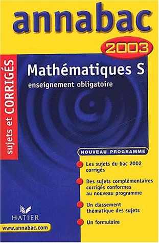 Mathématiques S