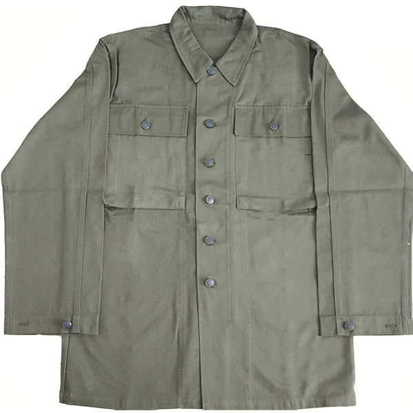 Replica WW2 US HBT Army Army Officer Jacket Men's Pure