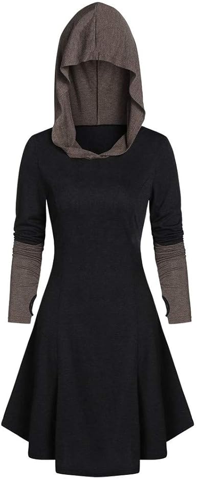 black hoodie dress plus size