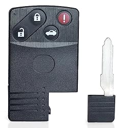 Keyecu Smart Card Remote Key Shell Case for Mazda 5