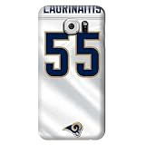 S6 Case, NFL - James Laurinaitis St. Louis Rams - Samsung Galaxy S6 Case - High Quality PC Case