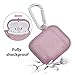 Case for Airpods Accessories Set, Filoto Airpod Silicone Case Cover with Keychain/Strap/Earhooks/Accessories Storage Travel Box for Apple Airpods 2&1, Best Gift for Your Air Pod (Rose Gold)