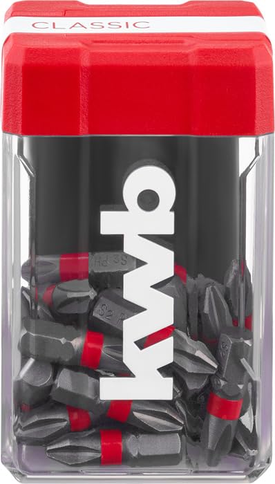 kwb Mini-Case bit Set PH2, 25 pcs (Storage Box, Dispenser lid, 25x bits)