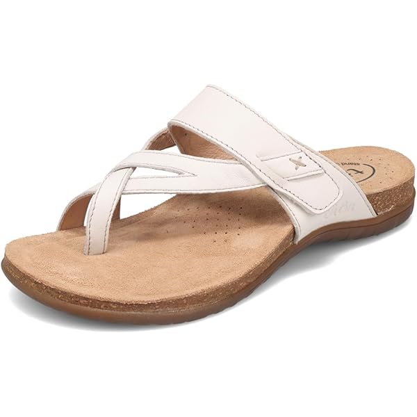 Amazon.com | SoftWalk Women's Blaine Sandal, Silver, 5 | Flats