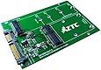 ZTC 2-in-1 Thunder Board M.2 (NGFF) or mSATA SSD to SATA III Board Adapter. Multi Size Fit with High Speed 6.0GB/s. Model ZTC-AD002