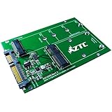 ZTC 2-in-1 Thunder Board M.2 (NGFF) or mSATA SSD to SATA III Board Adapter. Multi Size Fit with High Speed 6.0GB/s. Model ZTC-AD002