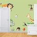 Rurah Kids Animals Wall Sticker Children Room Decoration Wall Mural