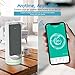 TENDOMI WiFi Smart Air Purifier with True HEPA, Fan Air Purifiers for Home, Bedroom, Office, Dual-Fan Quiet Air Cleaner for Pet, Dust, Allergies, Timer&Schedule, 6-Color Night Light, 12 Timer
