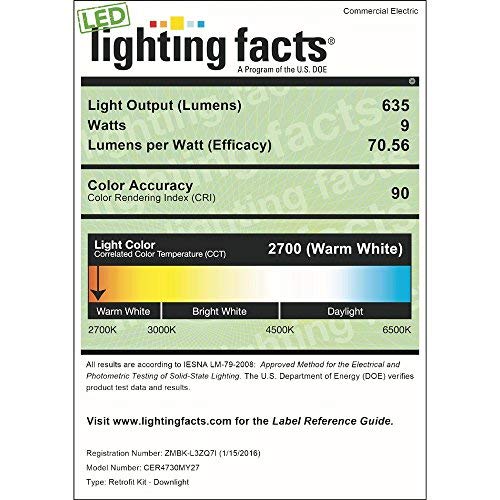 Commercial Electric 4" White LED Trim - Image 3