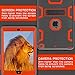 TOPSKY Case Compatible with iPad Air/A1474/A1475/A1476 9.7 inch,Built-in Kickstand Heavy Duty Protection Shockproof Rugged Defender Protective Cover Cases for iPad Air (Orange)