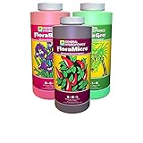 General Hydroponics Flora Grow, Bloom, Micro Combo Fertilizer Set, 1 pint (Pack of 3)