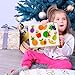 QUOKKA Wooden Puzzles for Toddlers 1-3 - 6 Toddler Peg Puzzles Ages 2-4 - Montessori Toy for Kids Ages 3-5 with Animal, Fruits, Geometric Shapes - Educational Preschool Game Gift for Childrens