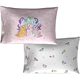My Little Pony Beauty Silky Satin Standard 2 Pack Pillowcase Cover 20x30 for Hair and Skin, (Officially Licensed Product) by Franco Collectibles