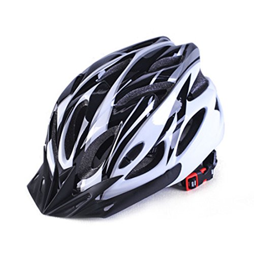 Harmony Life Adult Bike Helmet with 18 Vents Specialized for Men Women Safety Protection, Adjustable Head Circumference 22.4-24.4 inch (Black White)
