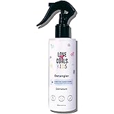 Love Ur Curls Kids Detangler Spray - Leave In Conditioner, Fragrance Free | Pediatrician approved kids detangler, hydrating leave in conditioner for all curl types, sulfate and paraben free, 250 mL