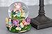 Elanze Designs Fairy Children in Flowers 100MM Sturdy Wind Up Music Glitter Water Snow Globe Tabletop Dresser Nightstand Figurine Decoration Plays Tune Greensleeves