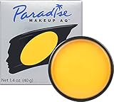 Mehron Makeup Paradise AQ Face & Body Paint, YELLOW: Basic Series – 40gm