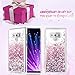 Caka Galaxy Note 9 Case, Galaxy Note 9 Glitter Case Liquid Series Sparkle Fashion Bling Luxury Flowing Liquid Floating Glitter Soft TPU Clear Case for Samsung Galaxy Note 9 (Rose Gold)