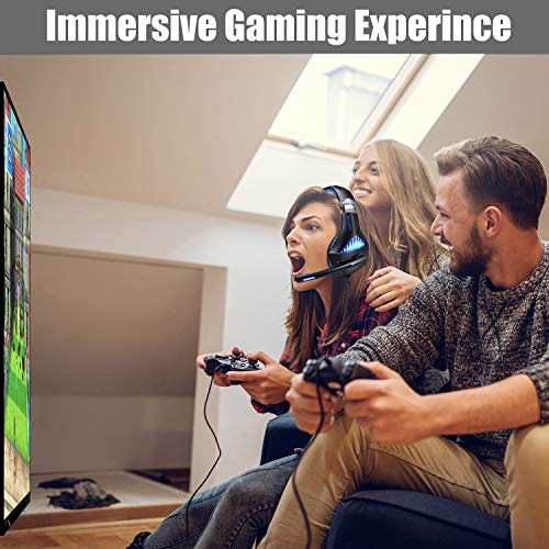 image for BlueFire Upgraded Professional PS4 Gaming Headset 3.5mm Wired Bass Ste