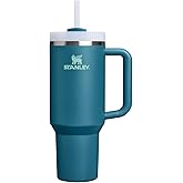 STANLEY Quencher H2.0 Tumbler with Handle and Straw 40 oz | Flowstate 3-Position Lid | Cup Holder Compatible for Travel | Insulated Stainless Steel Cup | BPA-Free | Coastal Teal