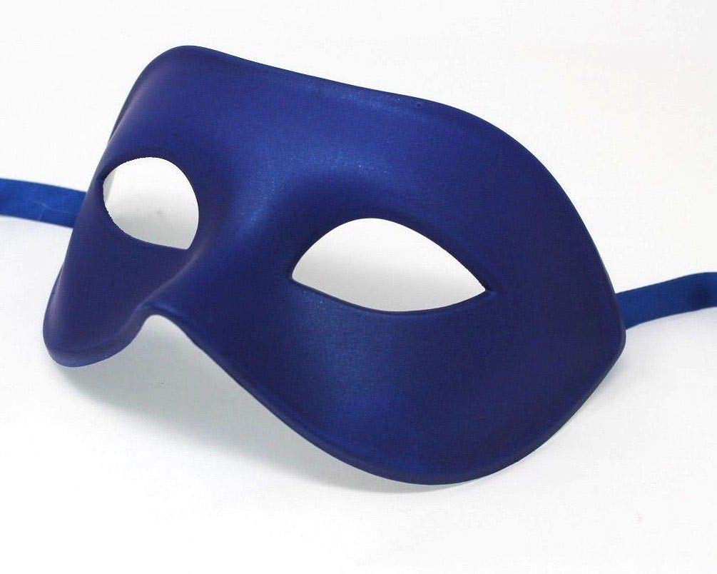 THE GOOD LIFE MENS QUALITY BLUE VENETIAN MASQUERADE CARNIVAL PARTY EYE MASK