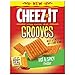 Cheez-It Grooves, Crunchy Cheese Snack Crackers, Hot and Spicy Cheddar, 9oz Box