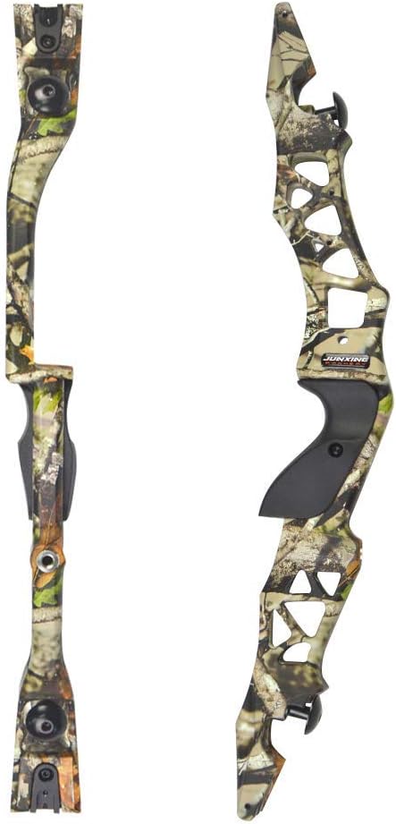64 Inch Archery Takedown Recurve Bow 30-50 lb ILF Metal Bow Riser Limbs Longbow Hunting Bow Outdoor Targeting Practice Right Hand