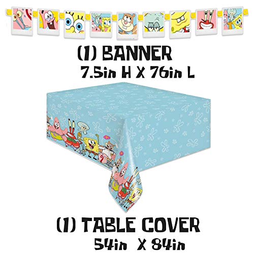 Spongebob Party Supplies Set Serves 16 Guests Spongebob Party